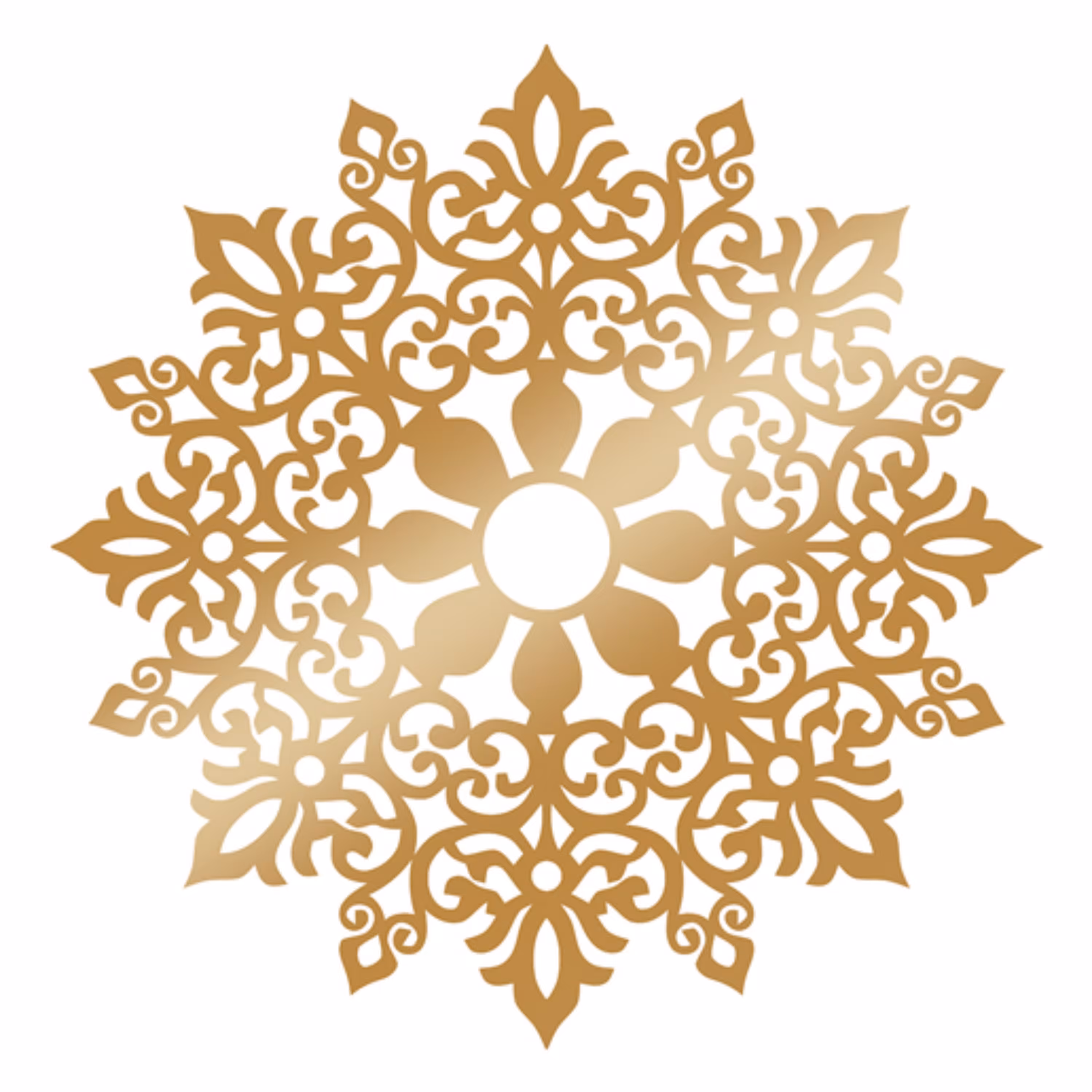 آینه مولتی استایل دور لوستر مدل 1301 ابعاد 60x60 سانتی متر طلایی براق