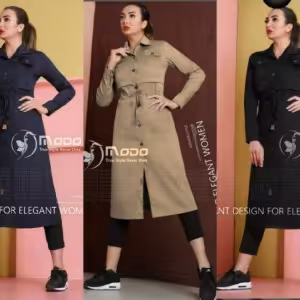 مانتو زنانه تترون مدل دانشجویی