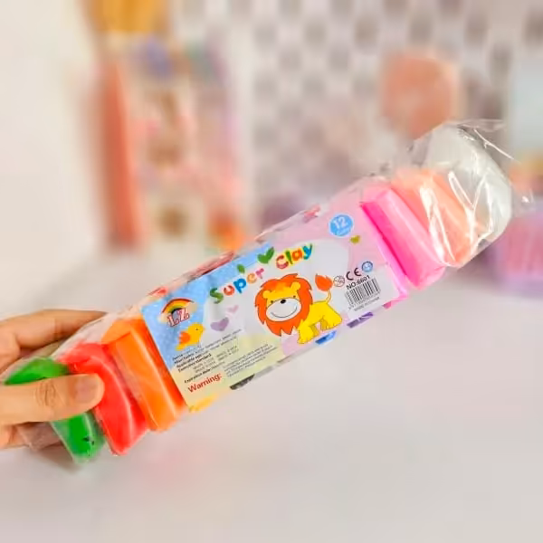 خمیر کلی 12 رنگ