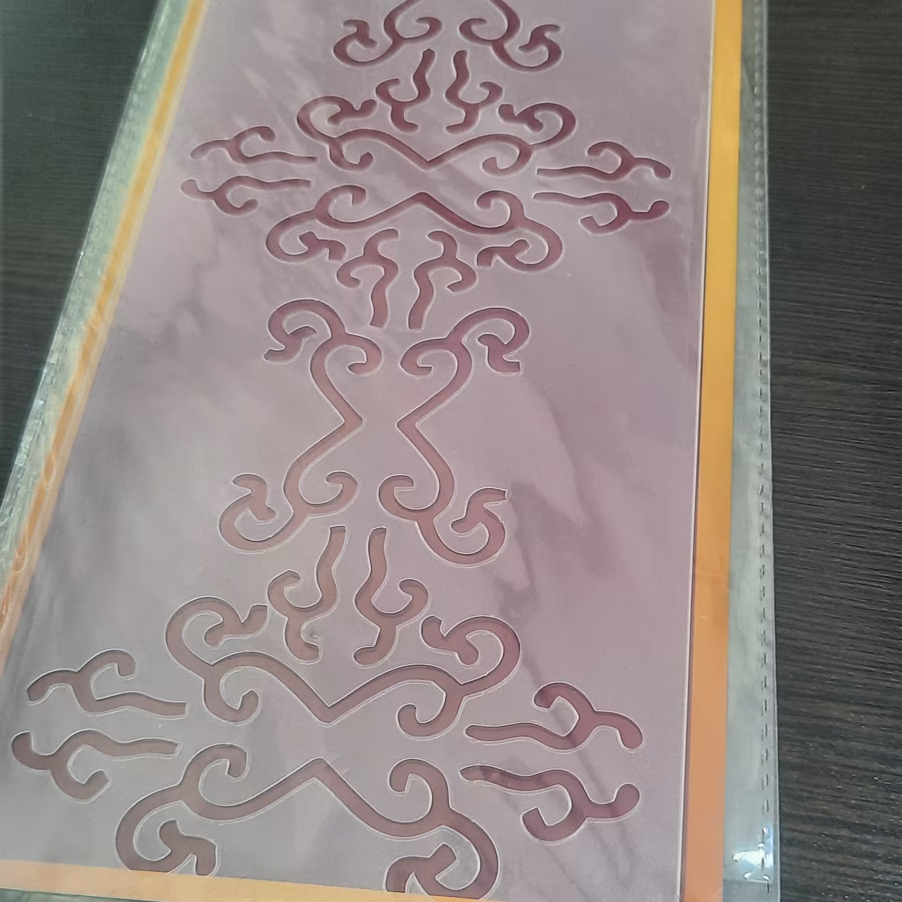 استنسیل نواری کیک حاشیه