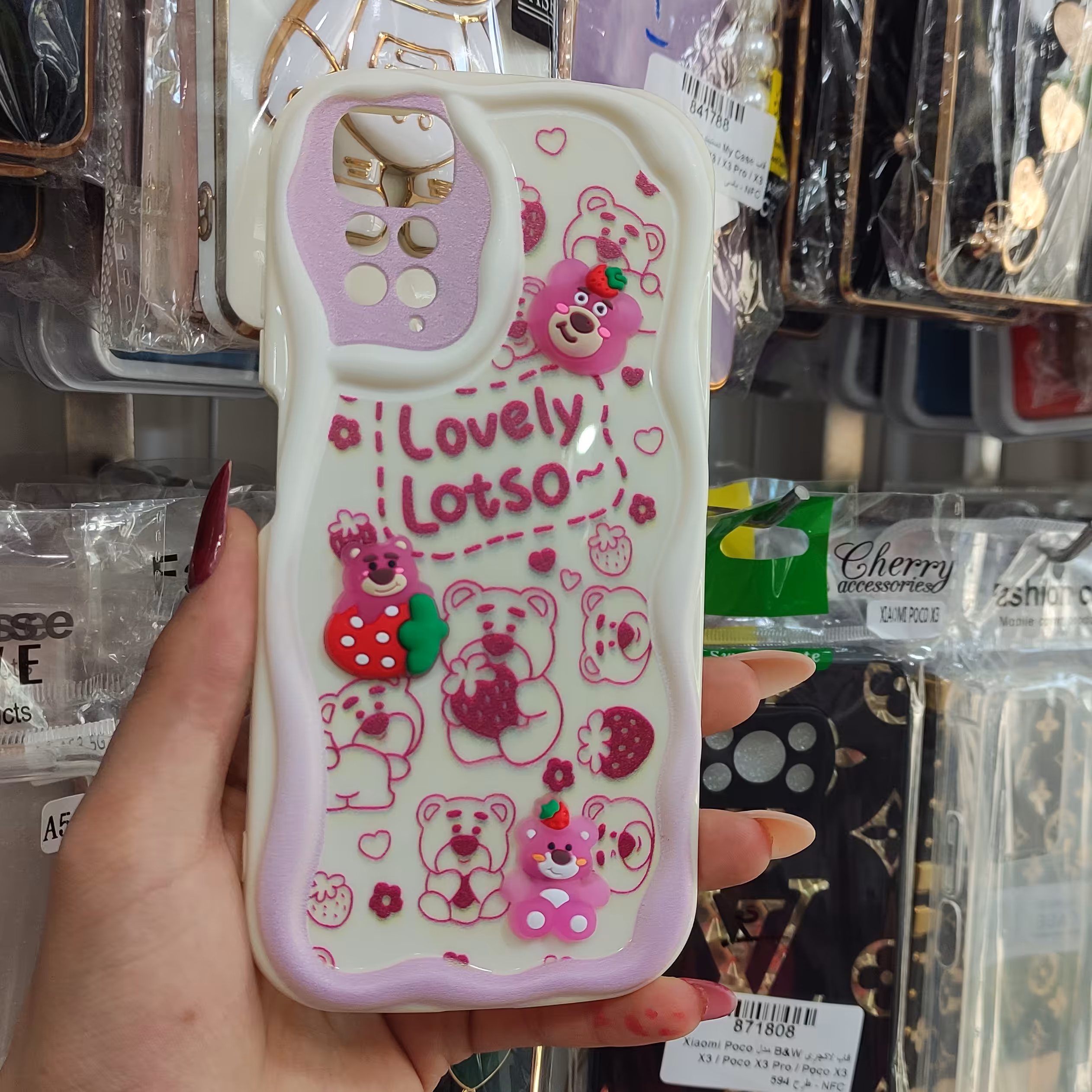 قاب گوشیnote11sقاب گوشیnote11قاب گوشی دخترانه عروسکی برجسته