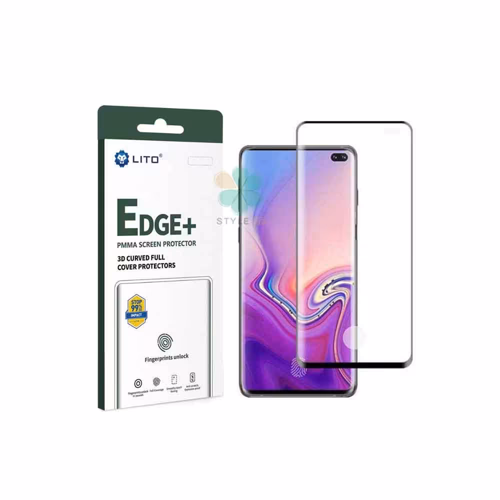 گلس گوشی سامسونگ Galaxy S10 Plus مدل Lito Edge Plus