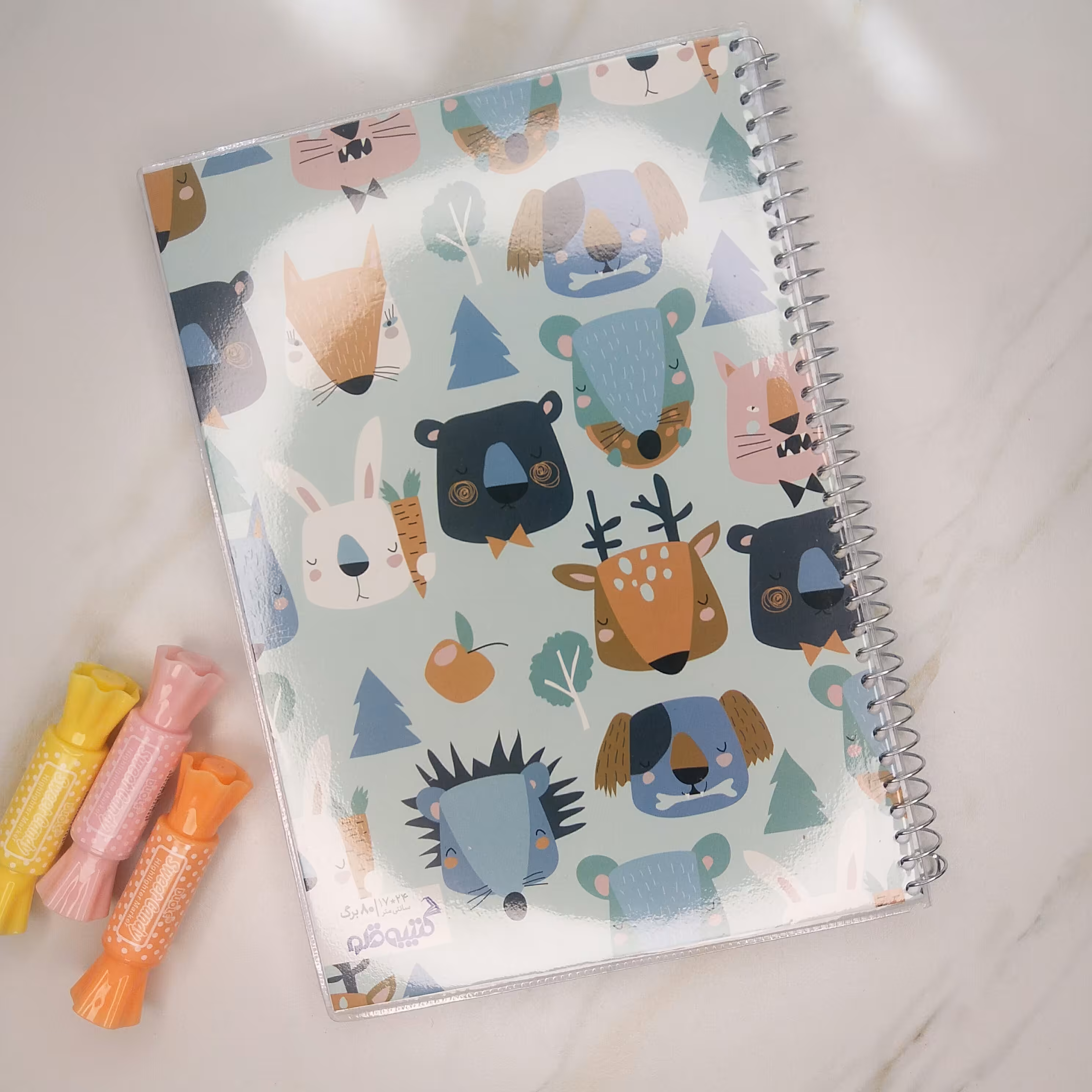 دفتر 80برگ فنری