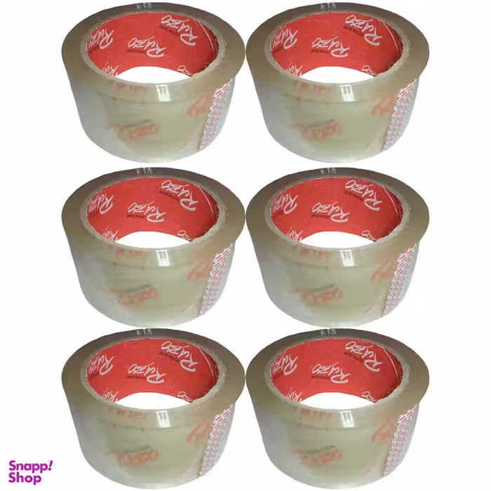 چسب کارتن رابو کد 0040 بسته 6 عددی