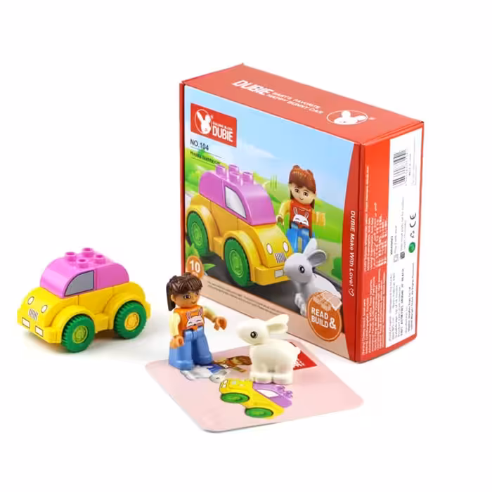لگو ماشین و خرگوش با فیگور دختر مدل 104