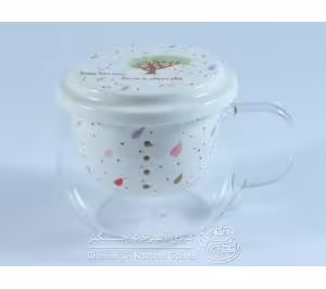 لیوان سرامیکی درب آینه ای کد 10913