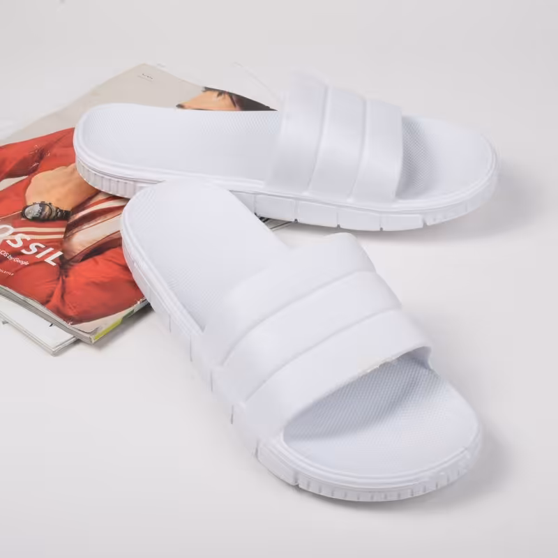 دمپایی مردانه نیکتا کد 146920 رنگ سفید سایز 41 تا 44