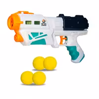 تفنگ اسباب بازی کودک با  آب پاش 2 کاره سورمه ای مدل P/64828/SO