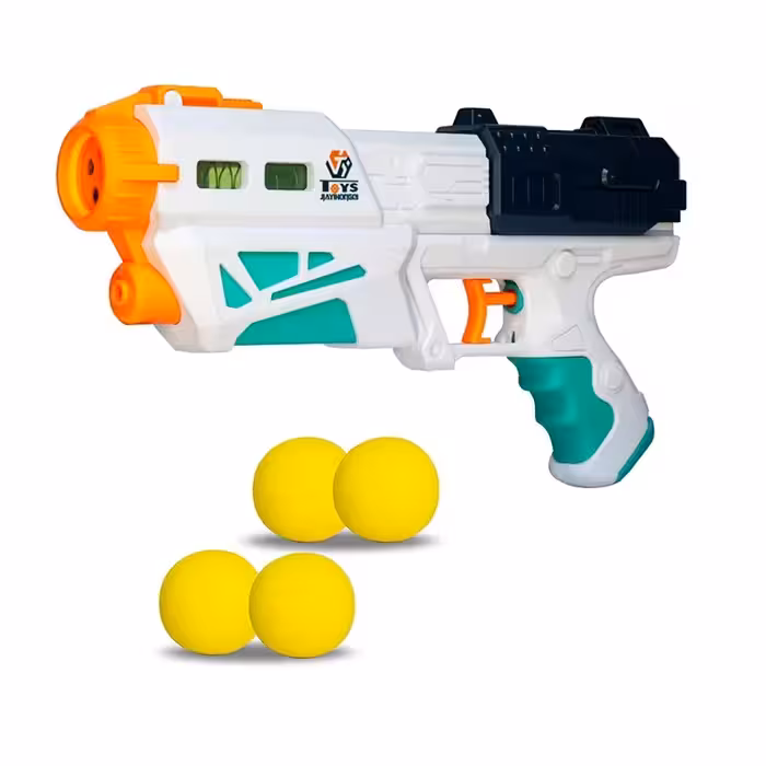 تفنگ اسباب بازی کودک با  آب پاش 2 کاره سورمه ای مدل P/64828/SO