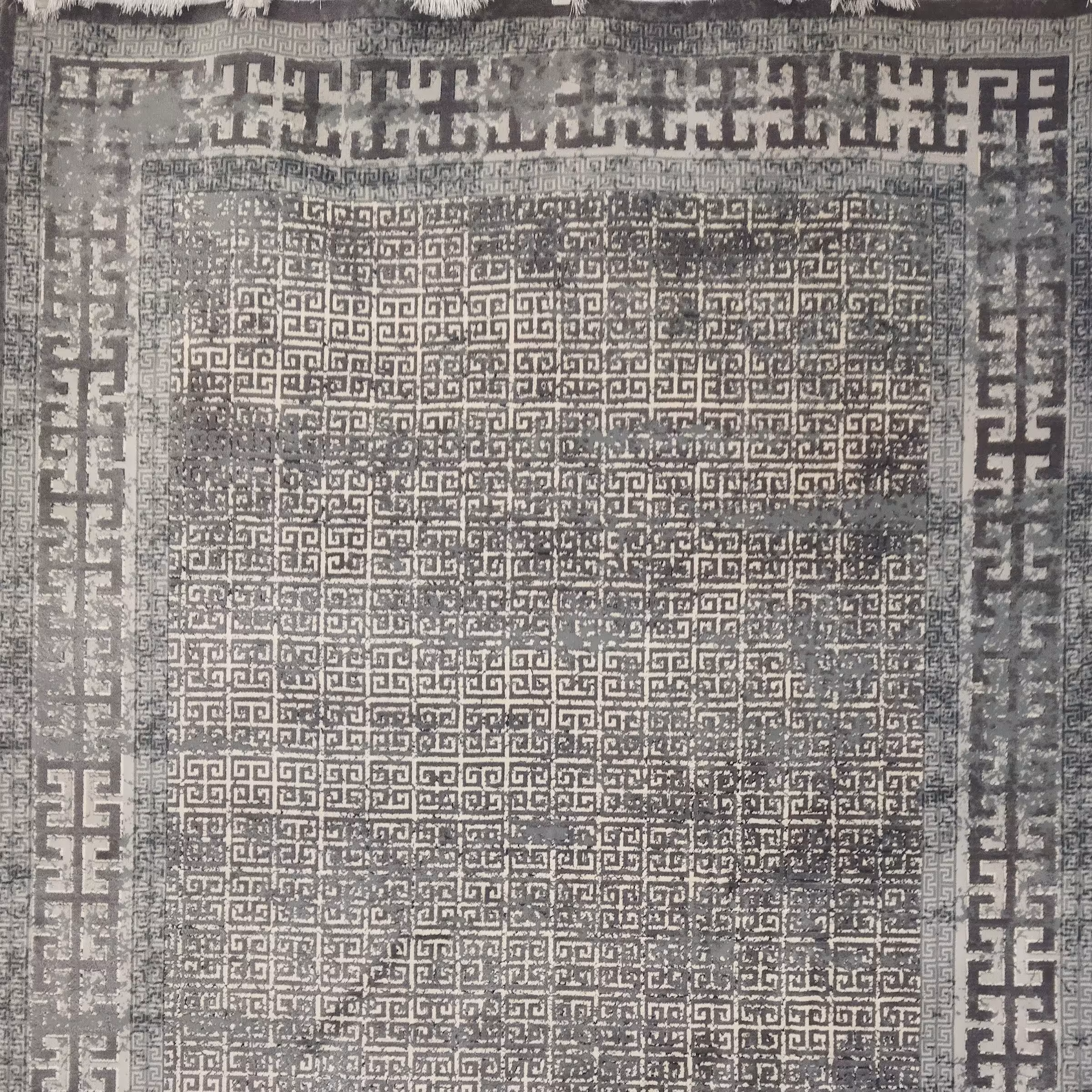 فرش پاتریس 700شانه تراکم 2100 برجسته طرح  نویان طوسی 4متری