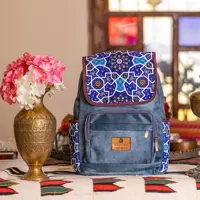 کوله پشتی آریو طرحدار یوتاب با پارچه میکرو درجه یک و فینو و چرم دوزی داخل کیف مدل 7002