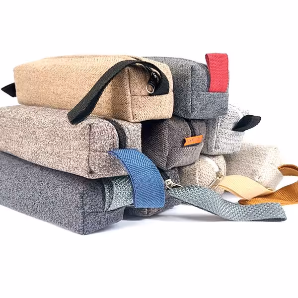 جامدادی تک زیپ پارچه ای 