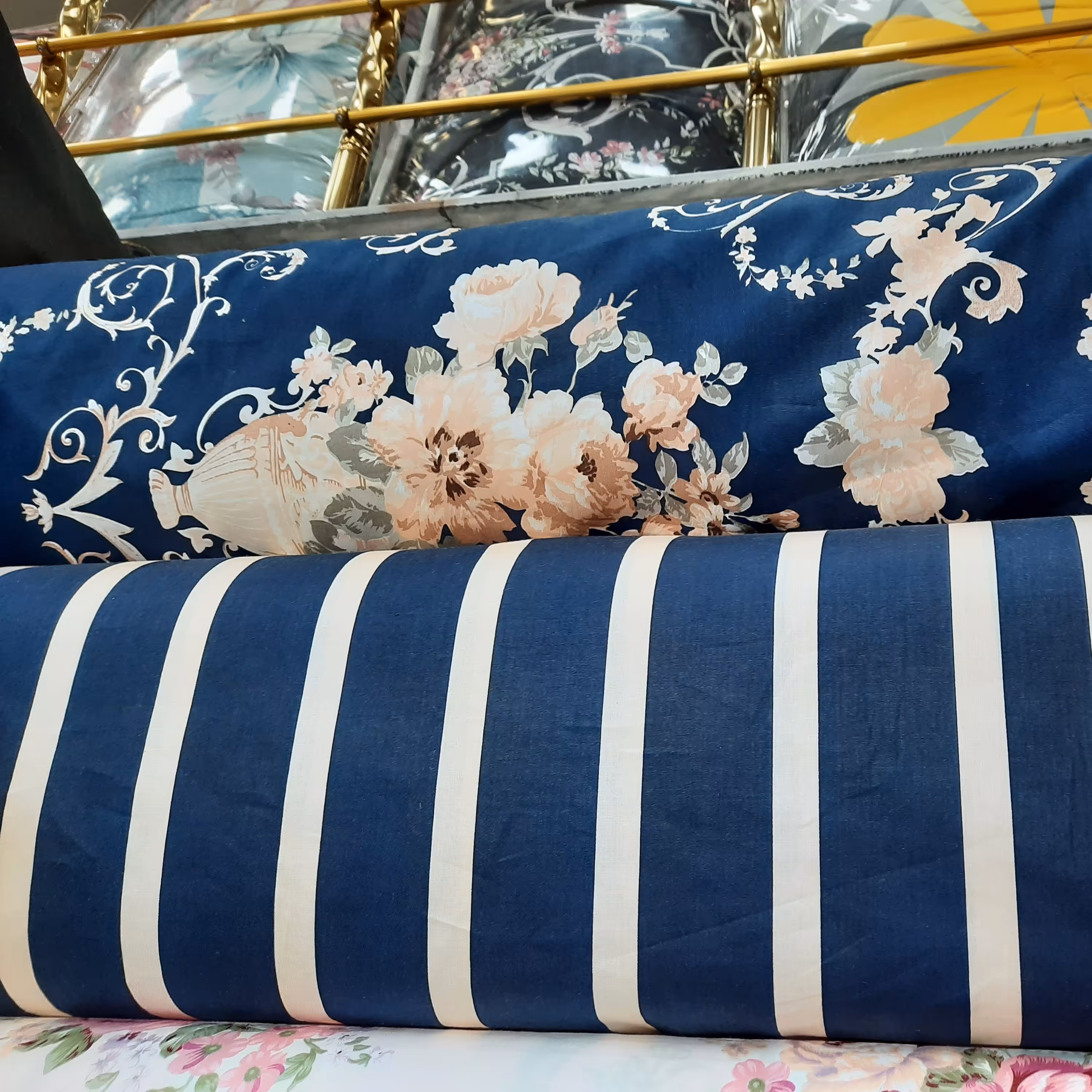 پارچه ترک عرض 240.پارچه ملافه ترک کتان نخ.پارچه روتختی ترک.پارچه ملحفه ترک عرض 240