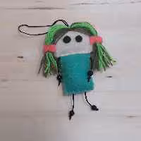 آویز کیف نمدی دختر کد 06