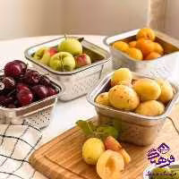 تفاله گیر استیل یونیک 4گوش