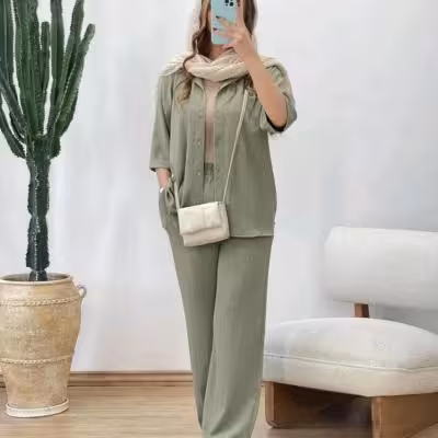 ست شومیز شلوار نیوشا