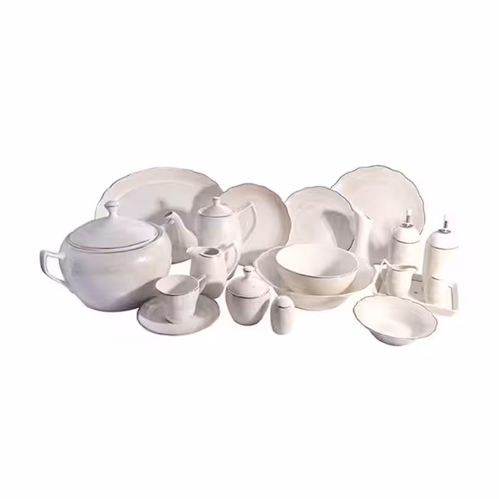 سرویس 90 پارچه الیزابت توس قالب ملبورن طرح لیراتا