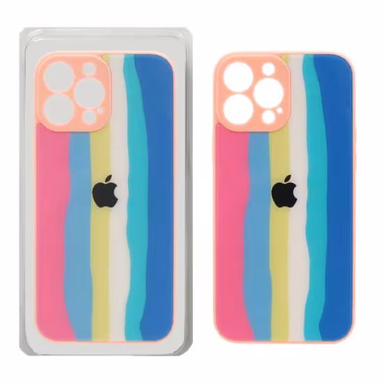 قاب گوشی آبرنگی پشت گلس محافظ لنزدار برای Iphone 13 Pro Max - کد 303