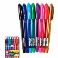 پک خودکار رنگی 8 تایی سفیر