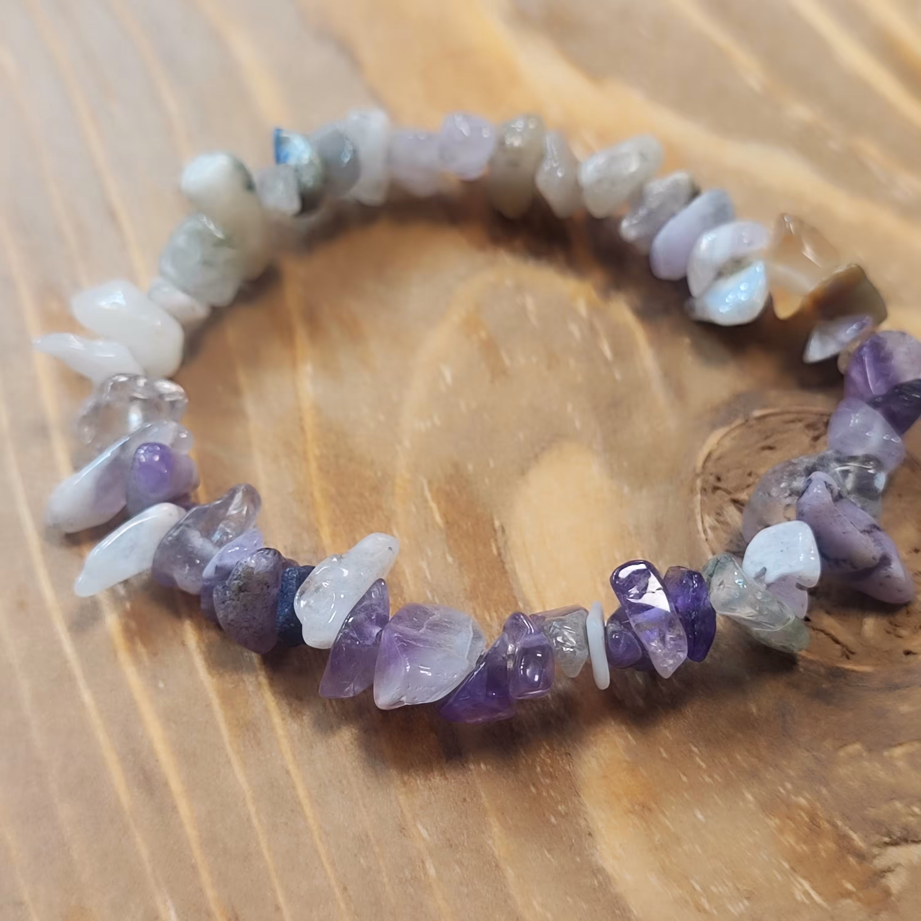 دستبند سنگ آمیتیست 