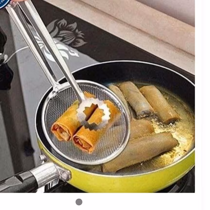 کفگیر روغن گیر استیل