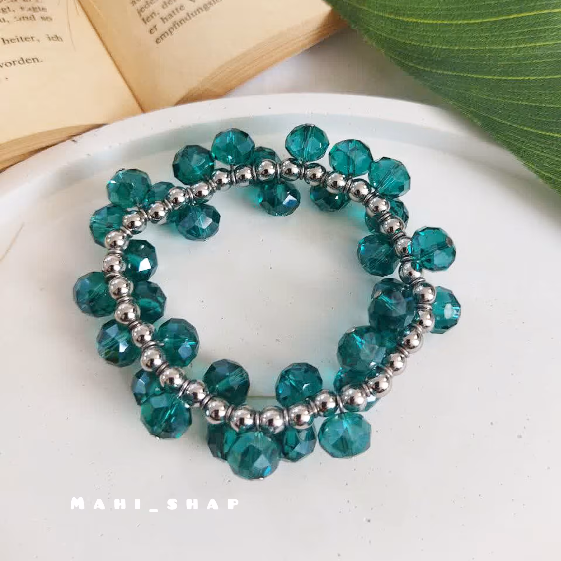 دستبندکریستالی و مهره ای کشی