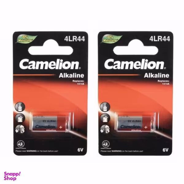 باتری کملیون آلکالاین مدل 4LR44 بسته 2 عددی