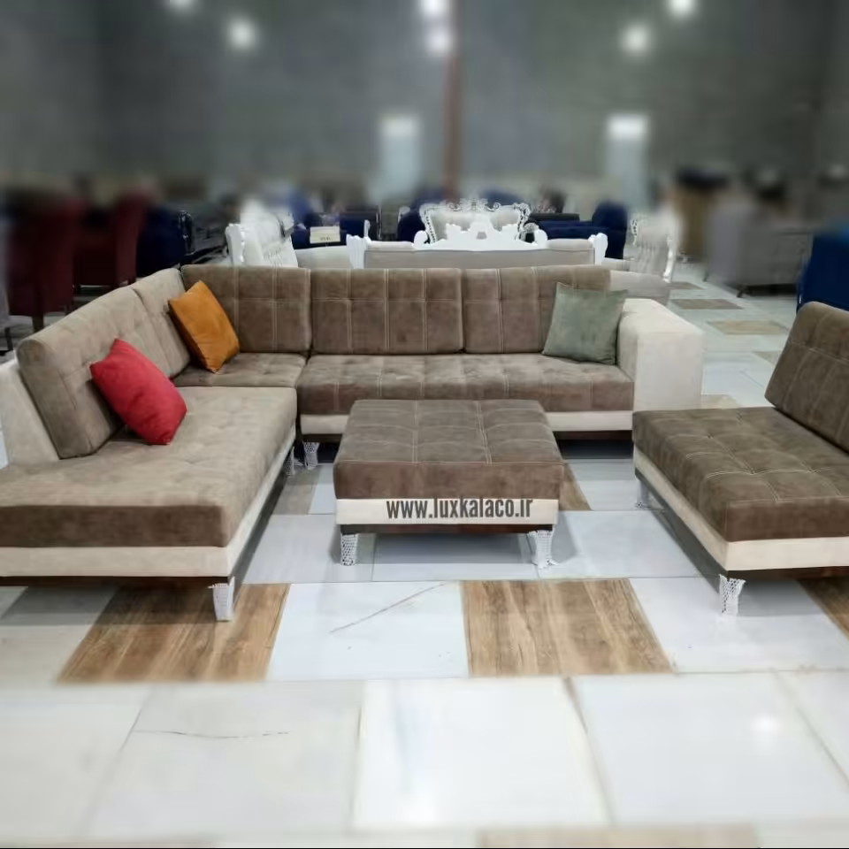 مبل ال کاژو کنج ارسال با باربری و پس کرایه 