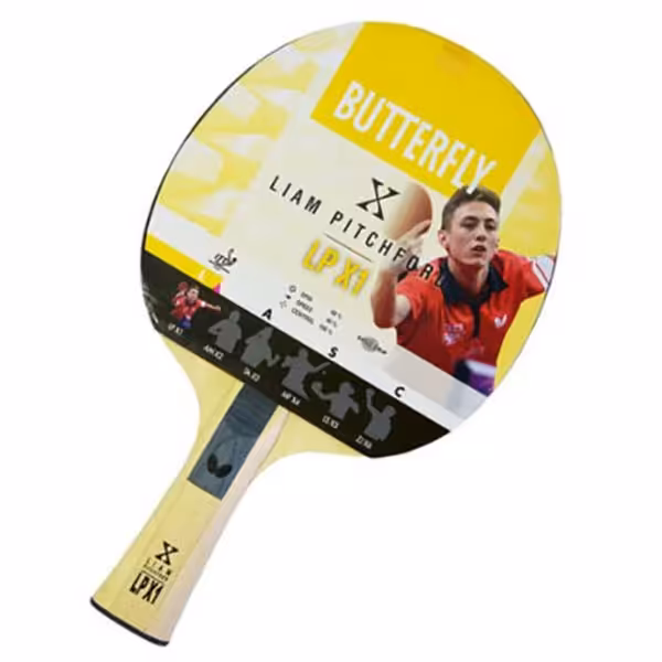 راکت پینگ پنگ باترفلای مدل Liam Pitchford LPX1