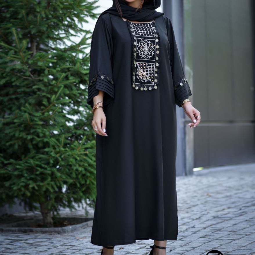 مانتو پیراهنی مشکی