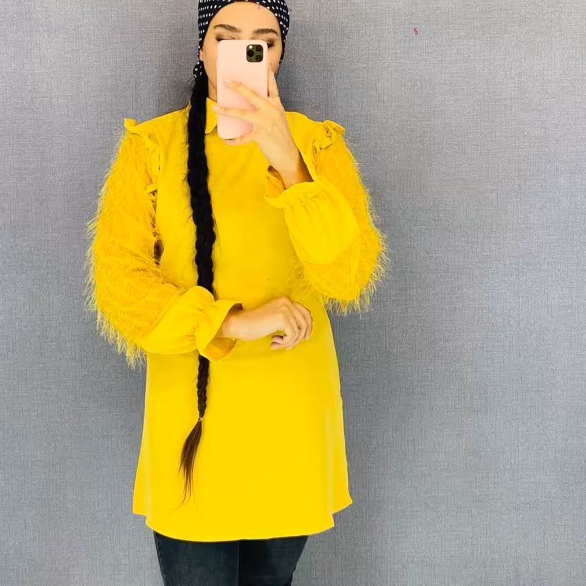 شومیز بلند حریر  مجلسی 