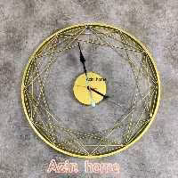 ساعت مدرن دیواری H103N فلزی با رنگ کوره ای استاتیک با سفارش سازی اندازه و رنگ