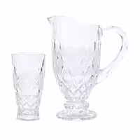 ست پارچ و لیوان 7 پارچه مات آنجلیکا