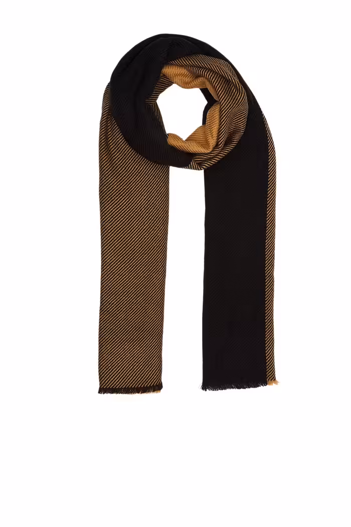 شال چند رنگ مردانه و زنانه قهوه ای اورجینال Network