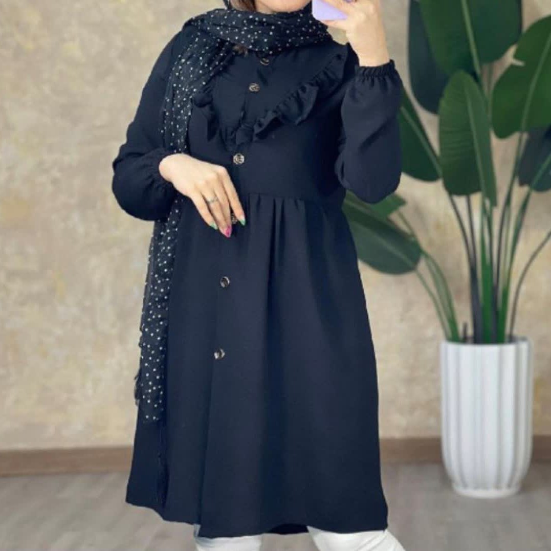 مانتو عروسکی سینه چیندار