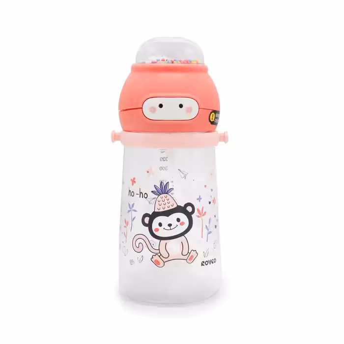 قمقمه نی دار 400 میلی‌لیتر رووکو Rovco میمون