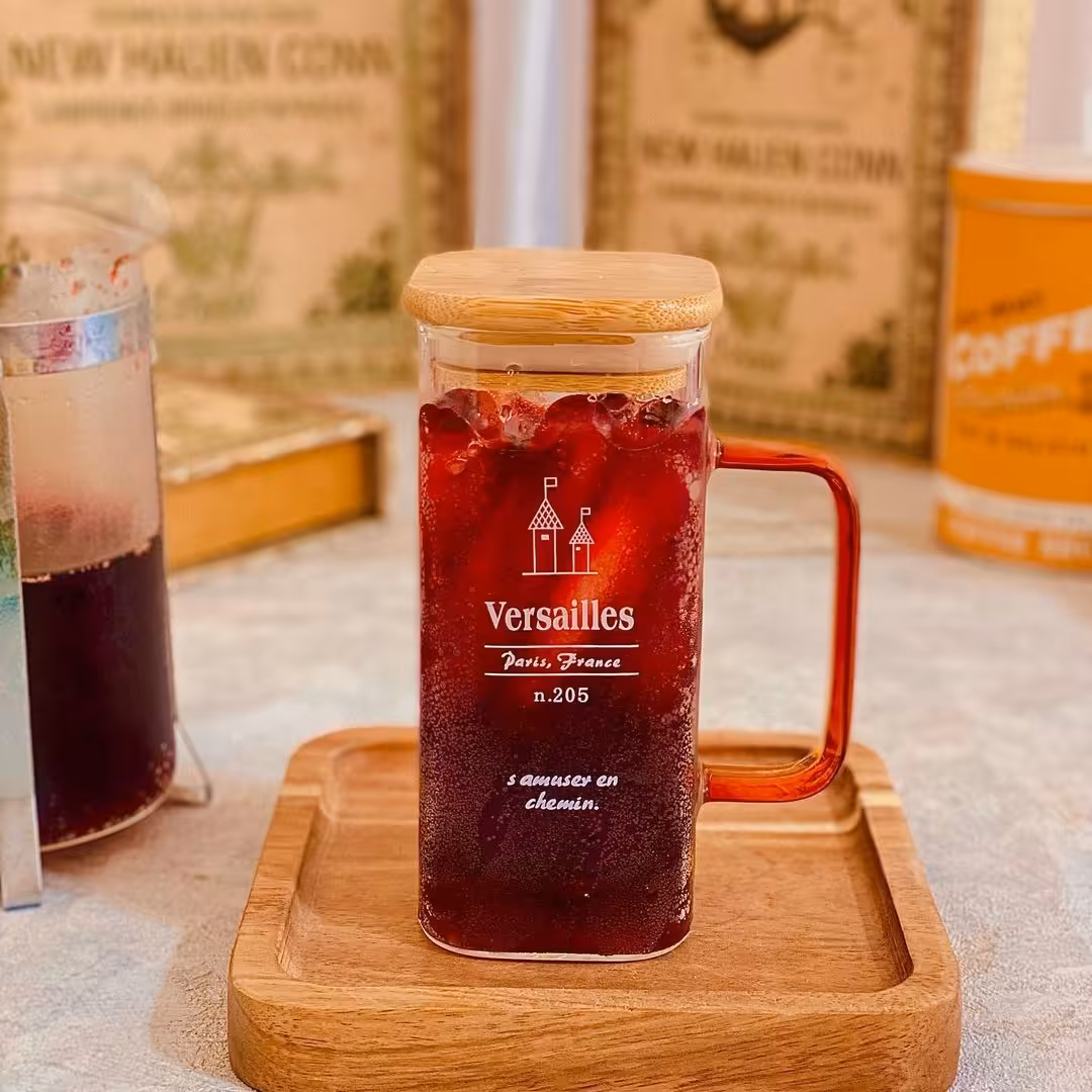 ماگ پیرکس درب بامبو 400 میل آنتی شوک