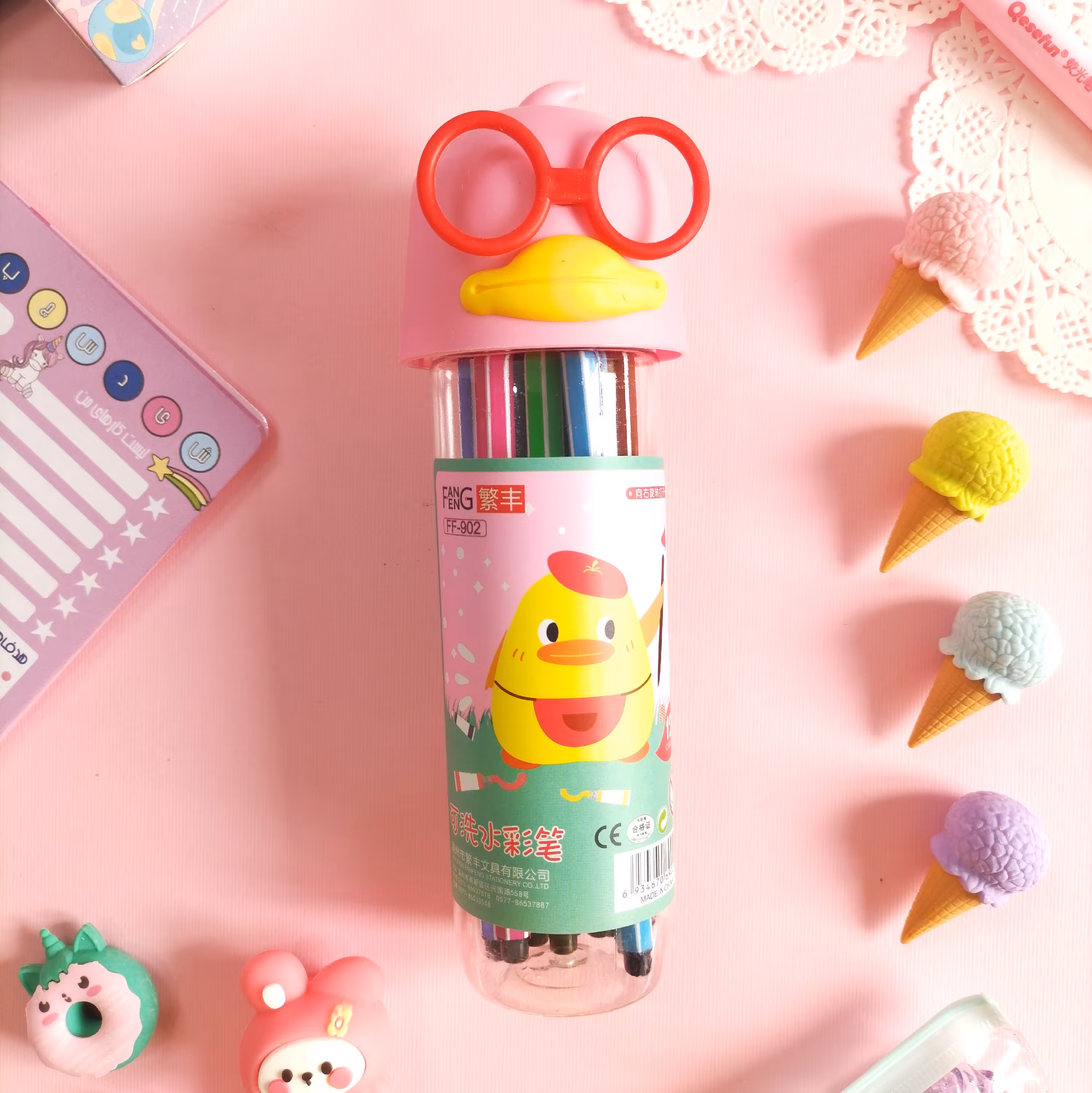 ماژیک 12 رنگ طرح جوجه