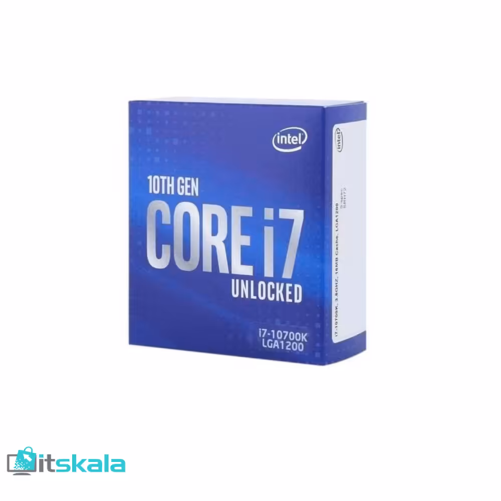 قیمت و خرید پردازنده باکس اینتل مدل Core i7-10700K با فرکانس 3.8 گیگاهرتز | ITSKALA