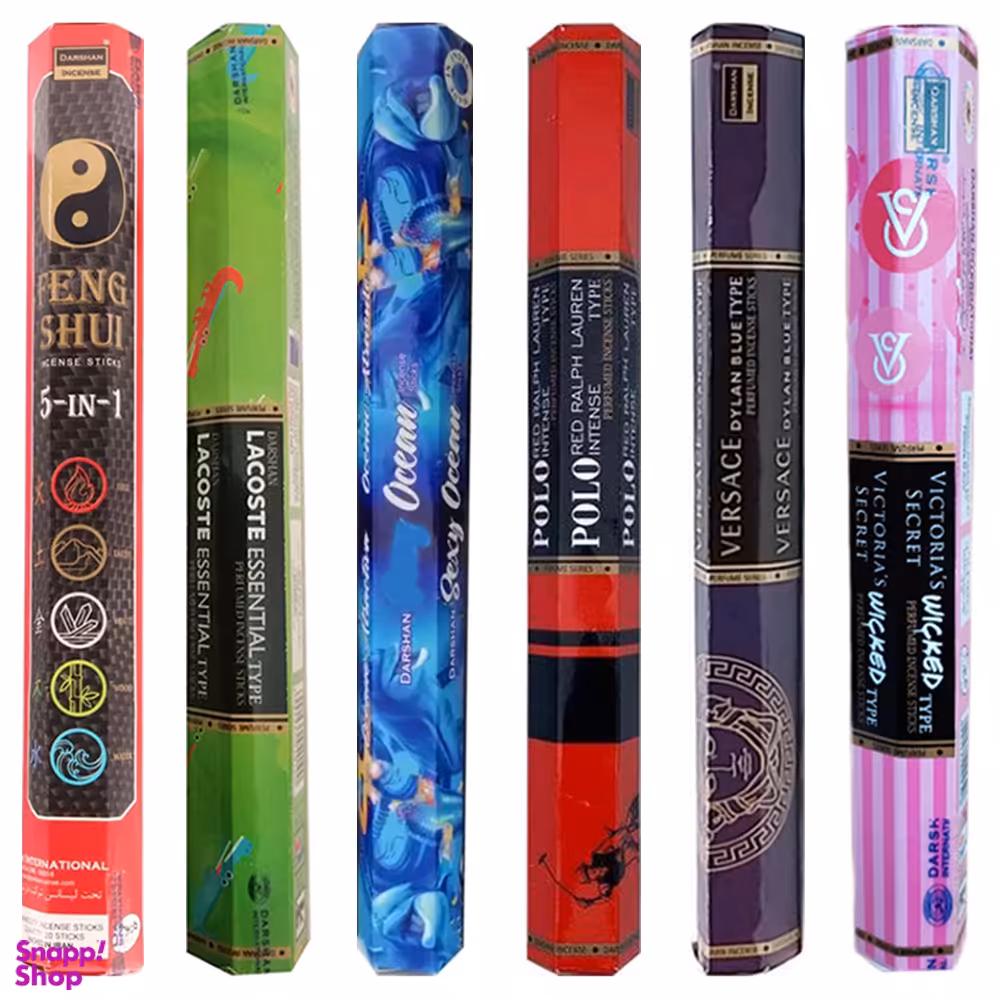 عود دارشان مدل ترکیبی کد Mix652 مجموعه 6 عددی