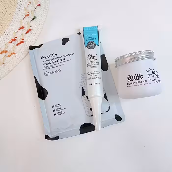 پکیج مراقبت از پوست شیر گاو 2
