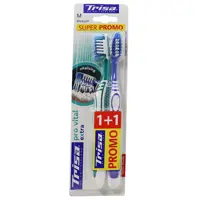 مسواک تریزا مدل Extra Pro Vital با برس متوسط بسته 2 عددی