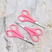 قیچی ابرو رنگ صورتی 