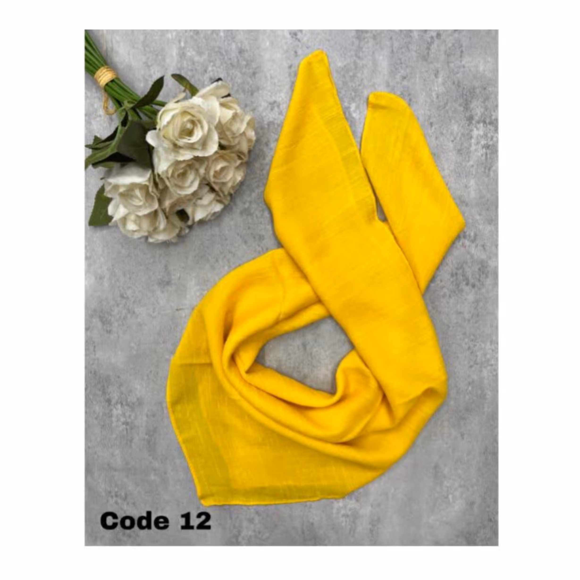 مینی اسکارف ساده رنگی