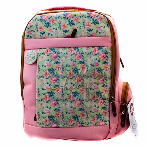 کوله فانتزی پیکسل دار صورتی