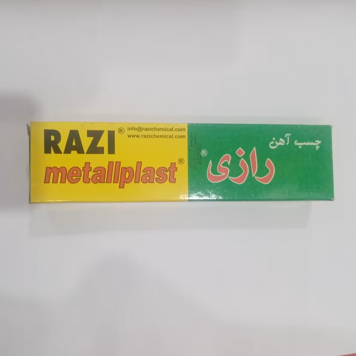 چسب آهن تیوپی 100 سی سی رازی