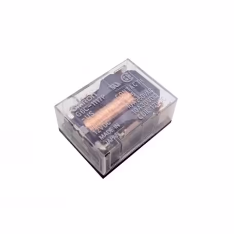 رله 12V شیشه ای 4 پایه ژاپنی مارک OMRON کد G6C-1117P | amazonchi