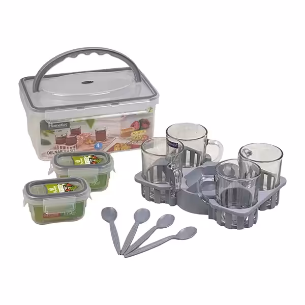 سرویس چای خوری مدل دلنار 4 نفره