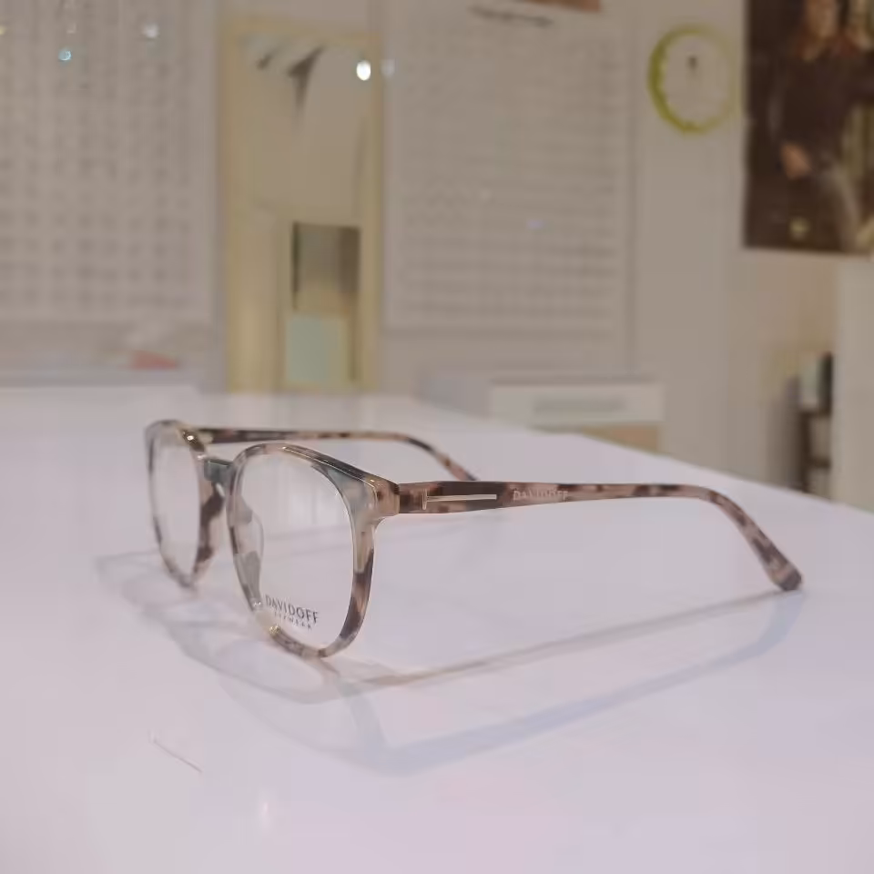 فریم عینک طبی گرد فشن کائوچویی