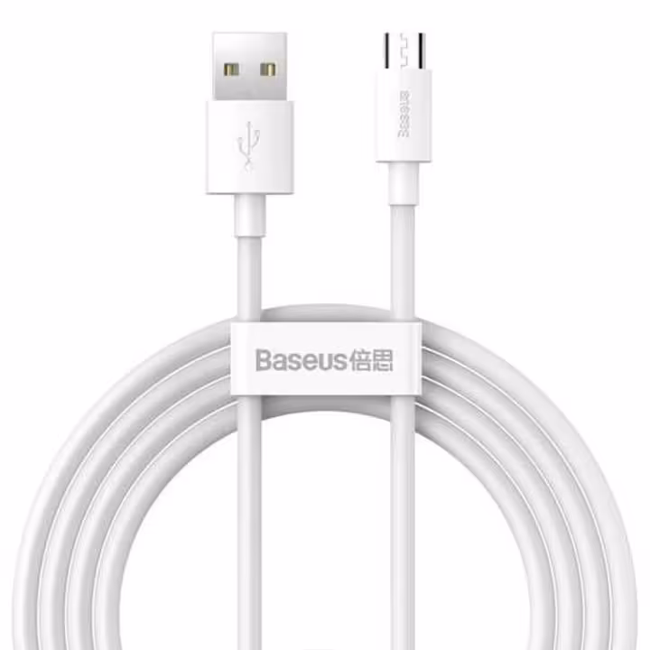خرید اینترنتی کابل تبدیل USB به MicroUSB بیسوس مدل TZCAMZJ طول 1.5 متر